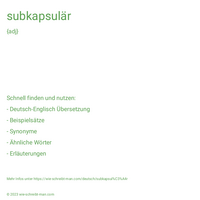 subkapsulär