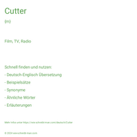 Cutter