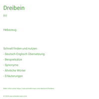 Dreibein