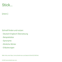 Stick…