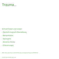 Trauma…