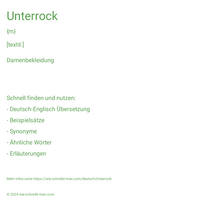 Unterrock