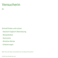 Versucherin