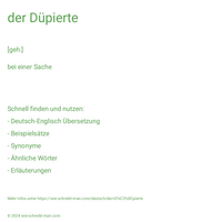 der Düpierte