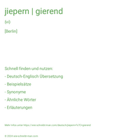 jiepern | gierend