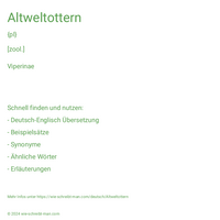 Altweltottern