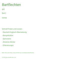 Bartflechten