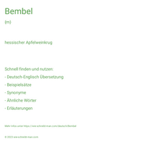 Bembel