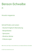 Benson-Schwalbe