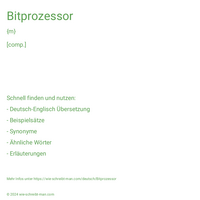 Bitprozessor