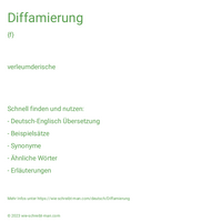 Diffamierung