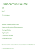 Dimocarpus-Bäume