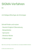 SIGMA-Verfahren