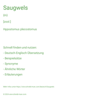 Saugwels