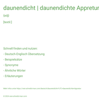 daunendicht | daunendichte Appretur