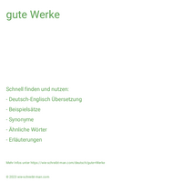 gute Werke