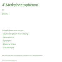 4'-Methylacetophenon