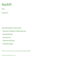 Badlift