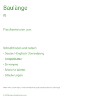 Baulänge