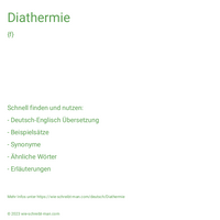 Diathermie