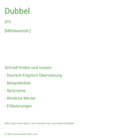 Dubbel