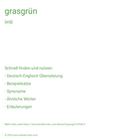 grasgrün