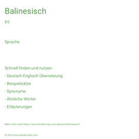 balinesisch