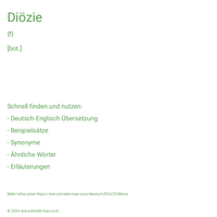 Diözie