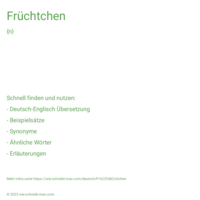 Früchtchen