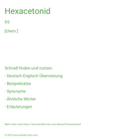 Hexacetonid