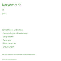 Karyometrie