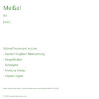 Meißel