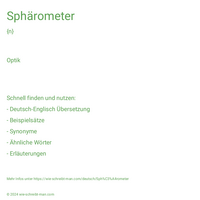 Sphärometer