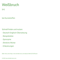 Weißbruch