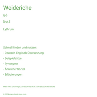 Weideriche