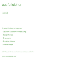 ausfallsicher