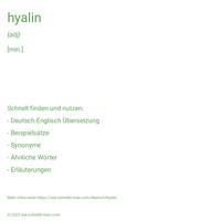 hyalin