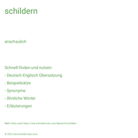 schildern