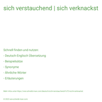 sich verstauchend | sich verknackst