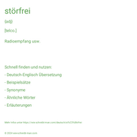 störfrei