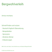 Bergwohlverleih