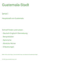 Guatemala-Stadt