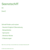 Seenotschiff