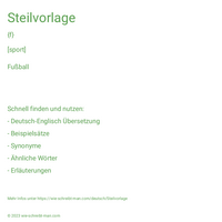 Steilvorlage