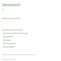 Uferbereich