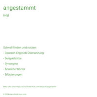 angestammt