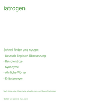 iatrogen