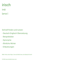 irisch