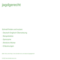 jagdgerecht