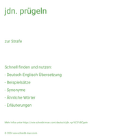 jdn. prügeln